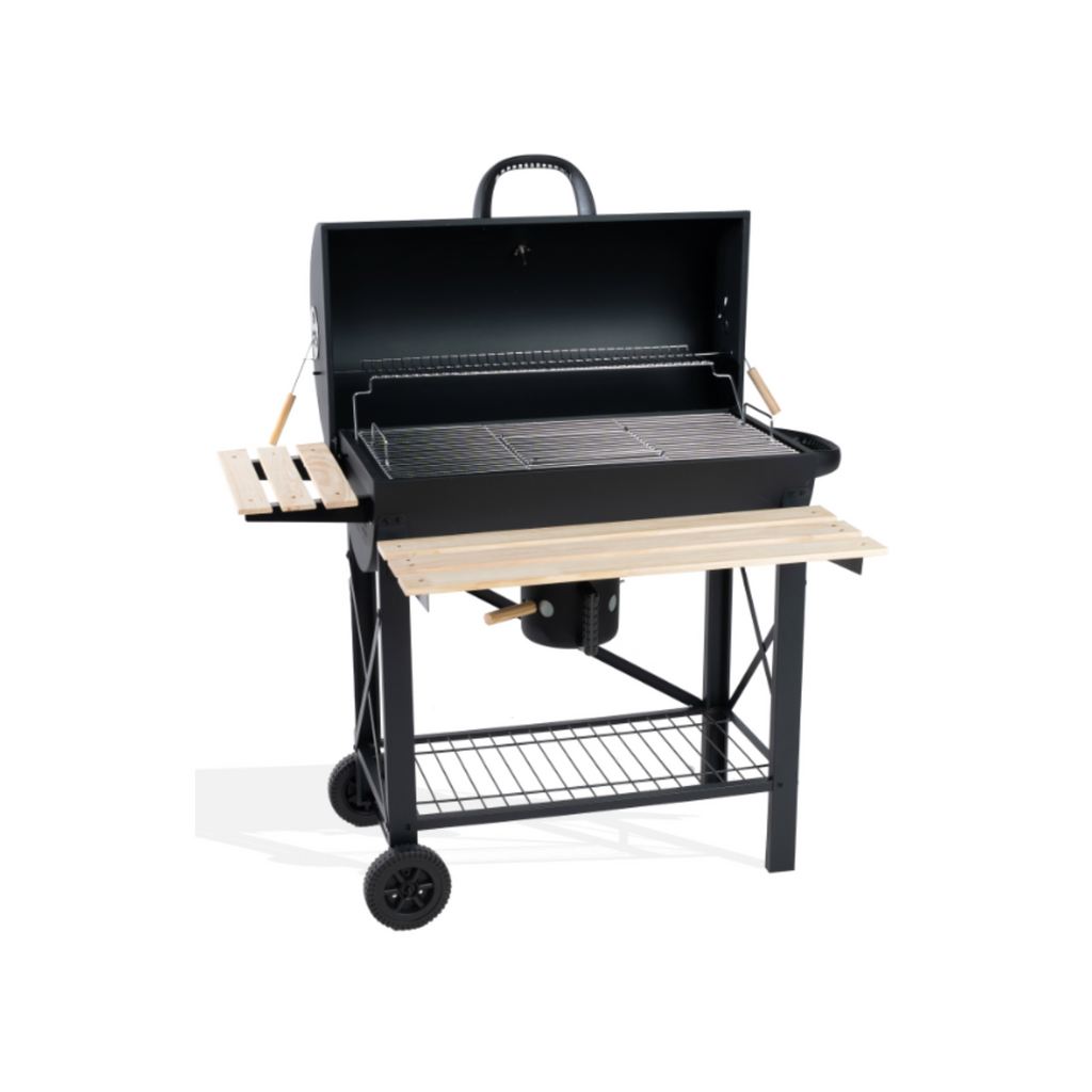 Barbecue Charbon de Bois XXL avec Couvercle | Barbecue à Charbon Américain | Barbecue Extérieur avec grille
