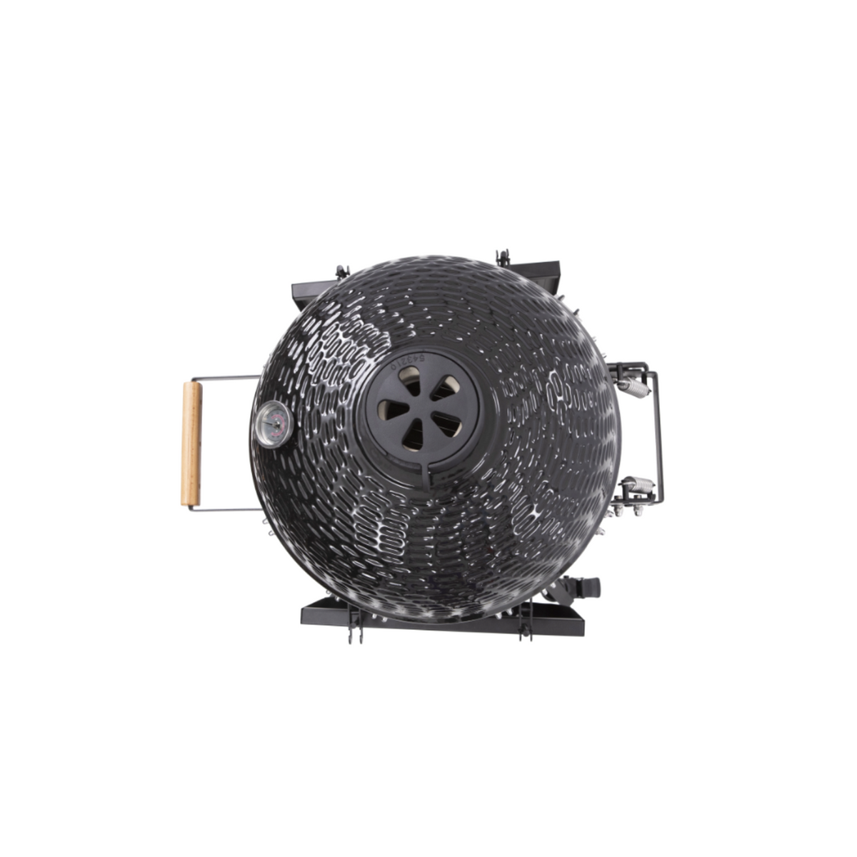 Barbecue Kamado Céramique Charbon NATERIAL Drago Noir ⌀46 cm avec housse