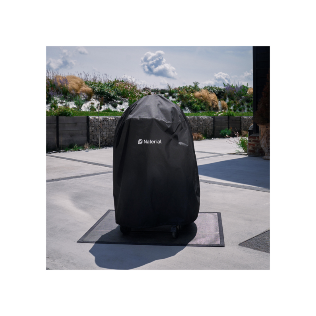 Barbecue Kamado Céramique Charbon NATERIAL Drago Noir ⌀46 cm avec housse