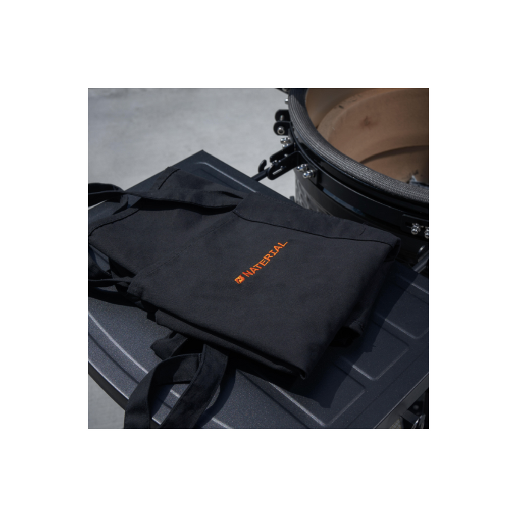 Barbecue Kamado Céramique Charbon NATERIAL Drago Noir ⌀46 cm avec housse