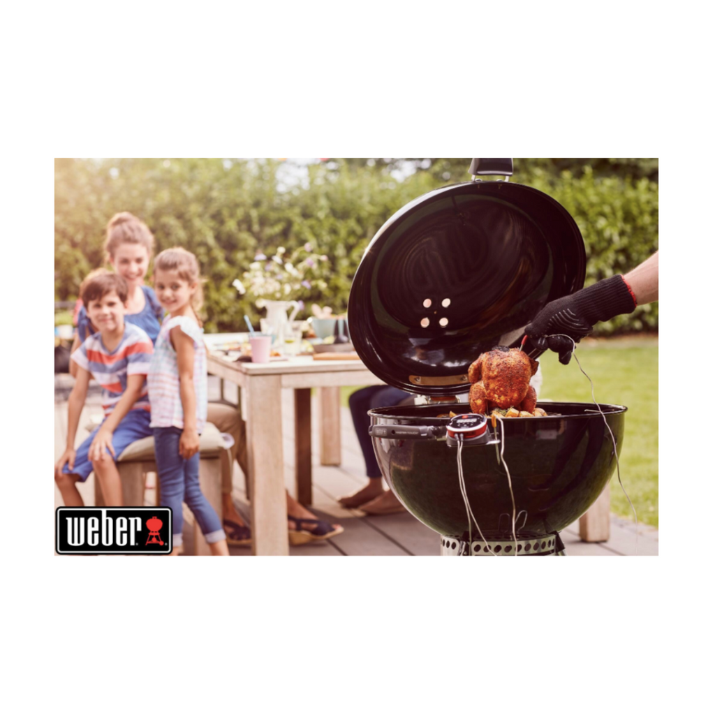 Barbecue au charbon de bois WEBER Master-touch premium E-5770, noir