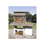 Barbecue en béton beige et gris Luxor