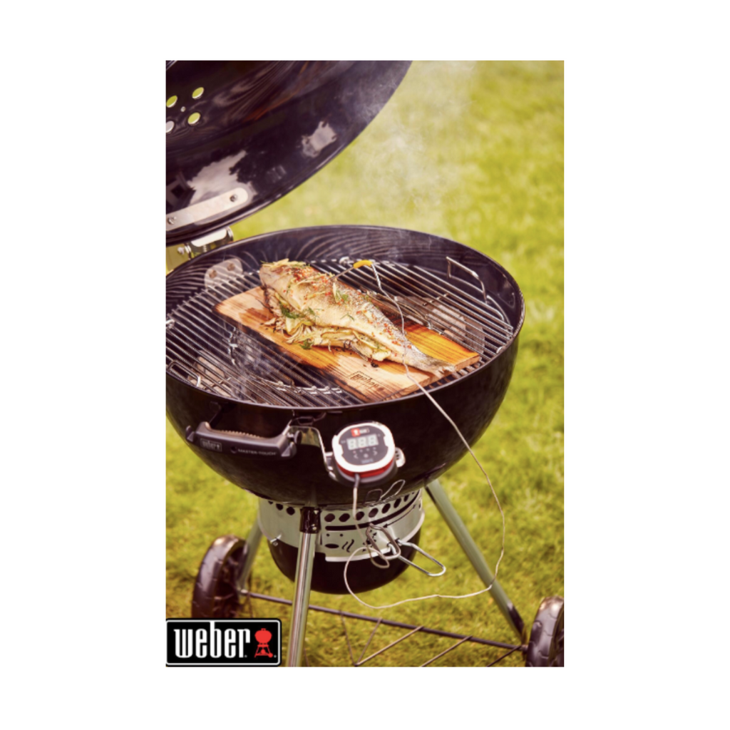 Barbecue au charbon de bois WEBER Master-touch premium E-5770, noir
