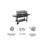 Barbecue king size 2 foyers indépendants Centaurus NATERIAL