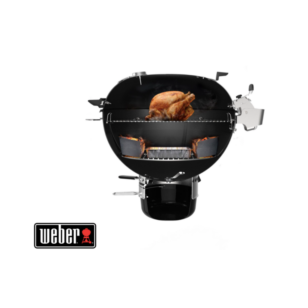 Barbecue au charbon de bois WEBER Master-touch premium E-5770, noir