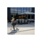 Barbecue Kamado Céramique Charbon NATERIAL Drago Noir ⌀46 cm avec housse
