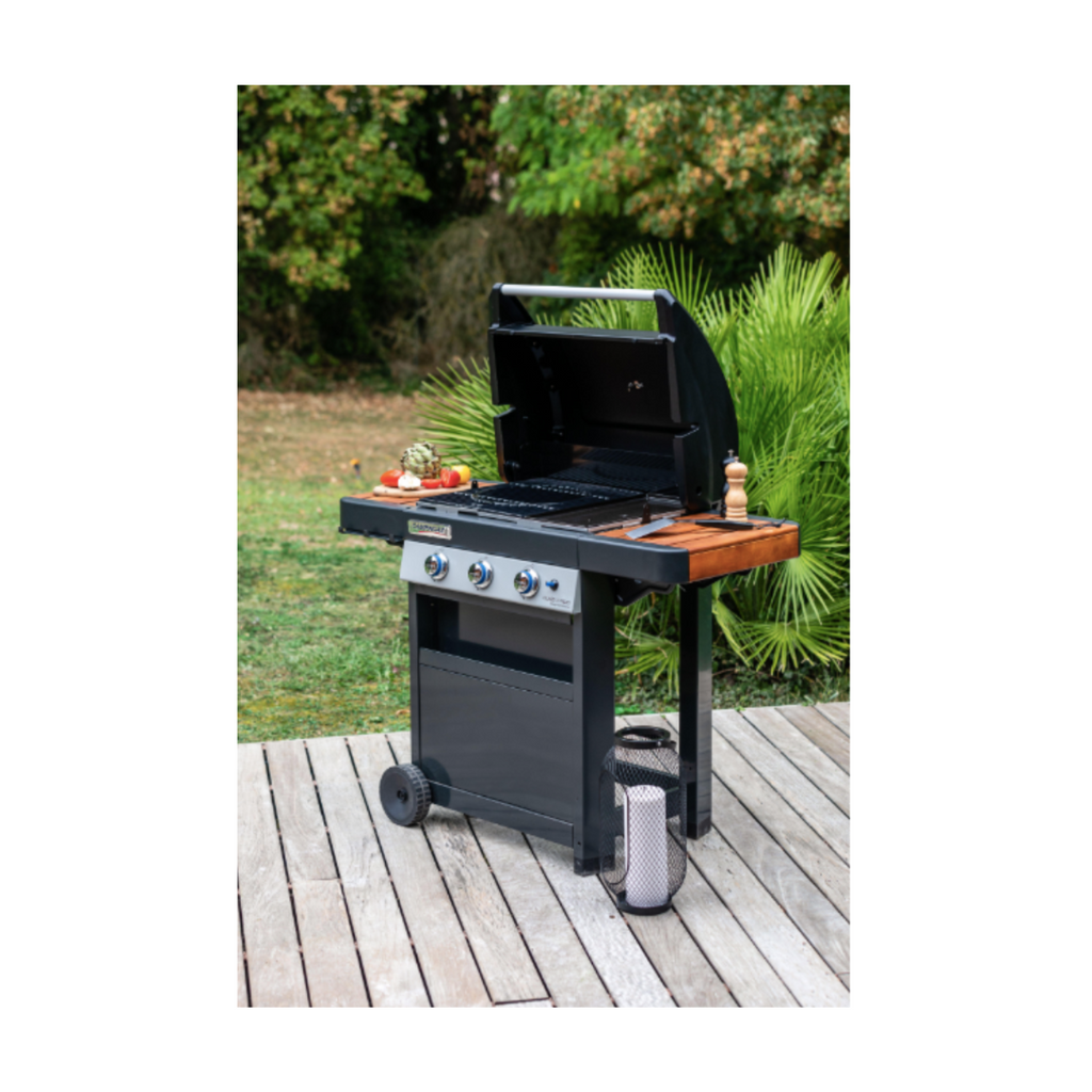 Barbecue au gaz CAMPINGAZ 3 Series Classic wld 2en1 + plancha, noir