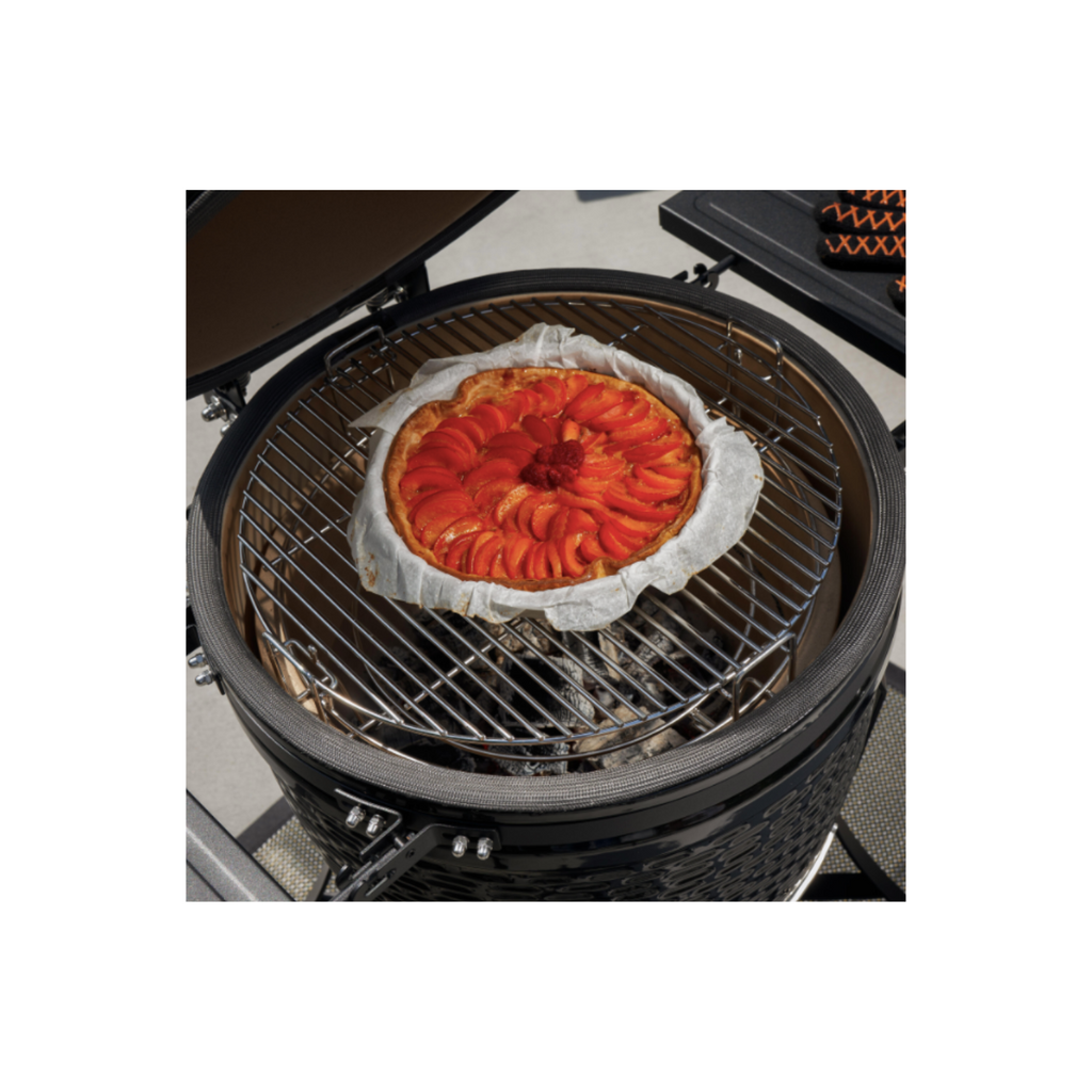 Barbecue Kamado Céramique Charbon NATERIAL Drago Noir ⌀46 cm avec housse