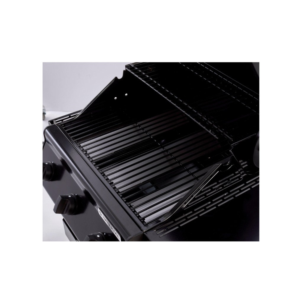 Barbecue au gaz – 114 x 55 x 114 cm – NATERIAL Alton, 3 brûleurs, noir