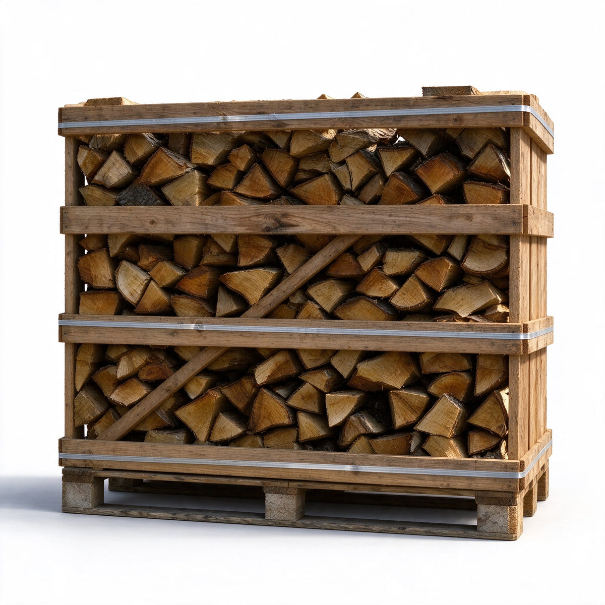 Caisse de bois de chauffage chêne ultra sec (1,1 m³)