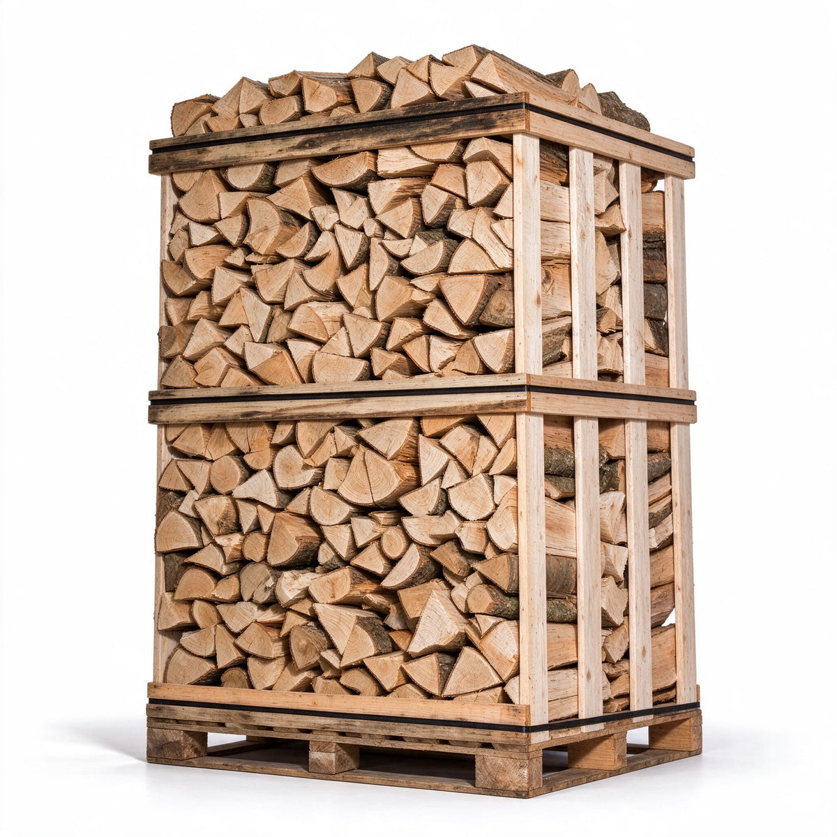 Caisse de bois de chauffage 25 cm – bois durs (2 m³)