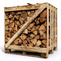 Bois de chauffage – 50 cm – sec – mélange de bois durs – palette 1 m³ – 1,3 stères