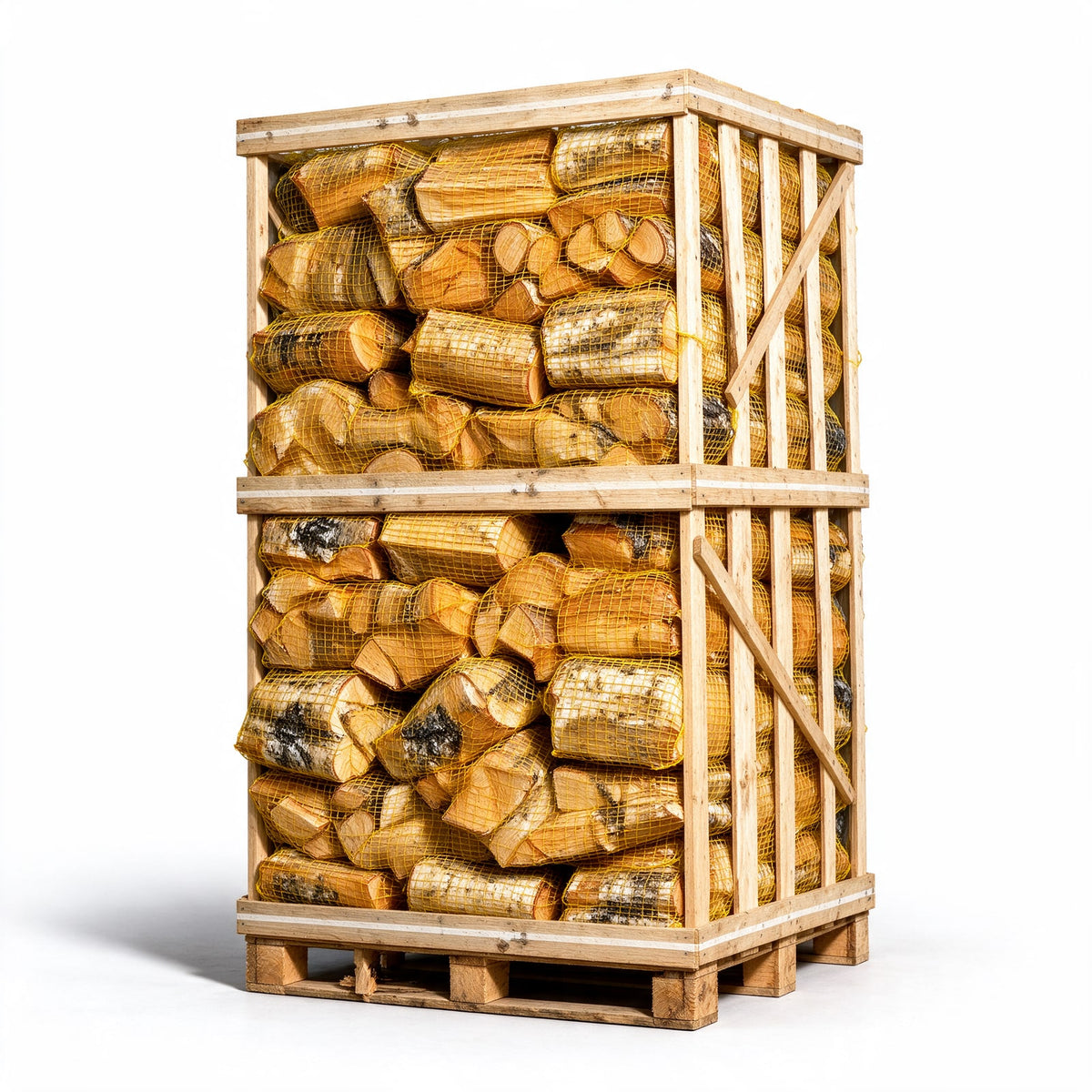 80 sacs de bois de bouleau – 25 cm – 100 % sec