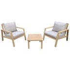 Salon de jardin en acacia - 2 Places